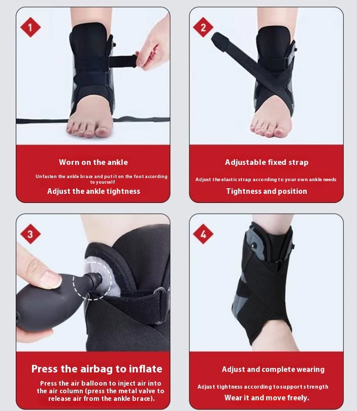 How to wear ankle braces correctly How to wear ankle braces correctly